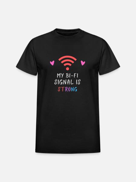 Bi Panic Active - Heavyweight Unisex T-Shirt by Gildan - black