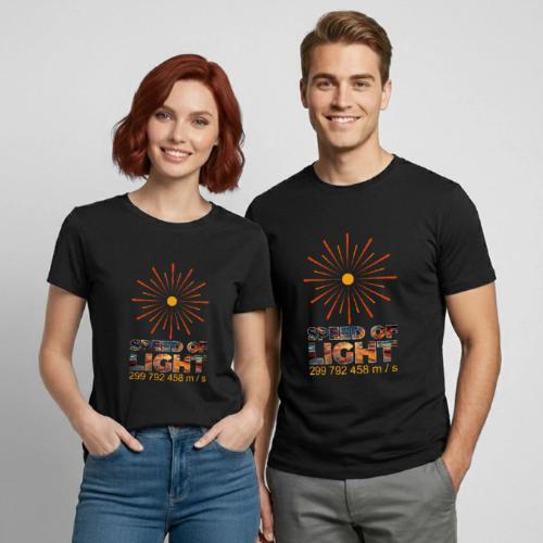 Speed of light - Heavyweight Unisex T-Shirt by Gildan