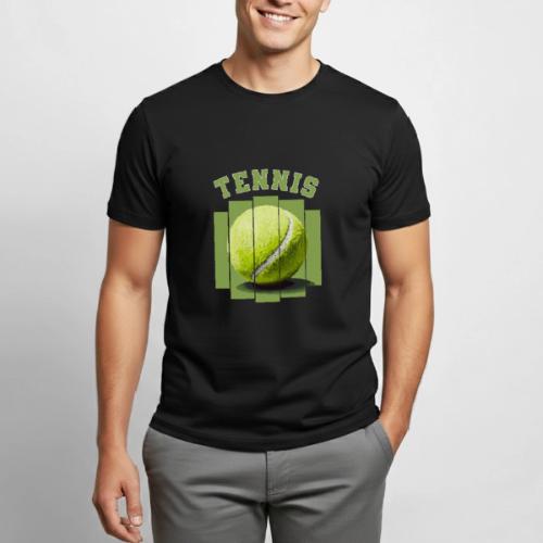 Tennis Minimal - Heavyweight Unisex T-Shirt by Gildan