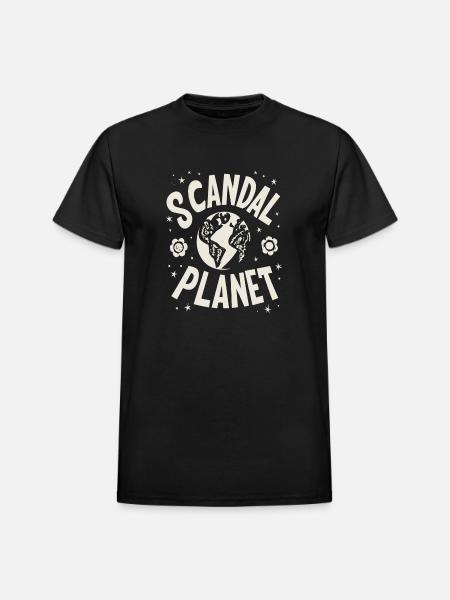 planet aid scandal - Heavyweight Unisex T-Shirt by Gildan - black