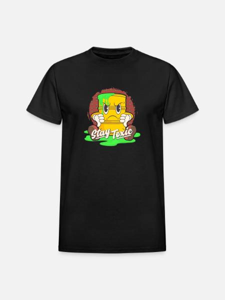 Stay toxic - Heavyweight Unisex T-Shirt by Gildan - black