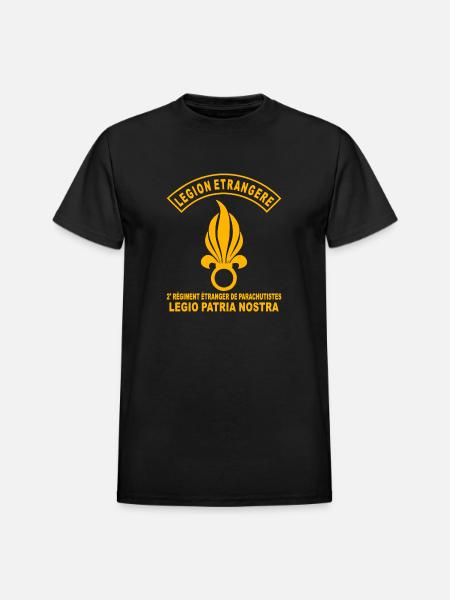 French Foreign Legion - Heavyweight Unisex T-Shirt by Gildan - black