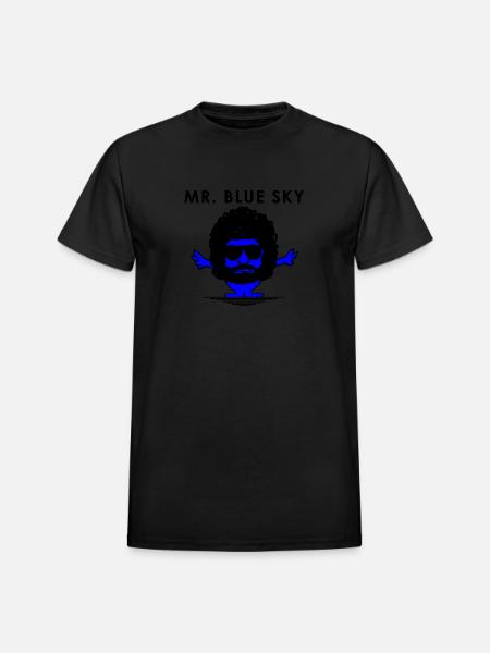 Mr Blue Sky cartoon - Heavyweight Unisex T-Shirt by Gildan - black