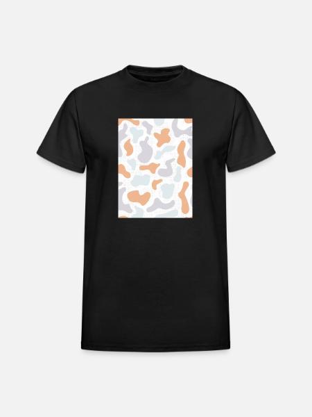 Camo - Heavyweight Unisex T-Shirt by Gildan - black