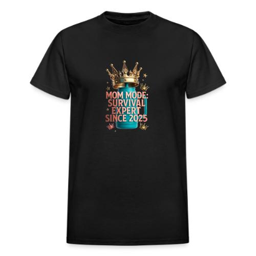Mom Mode Survival Expert Tee - Heavyweight Unisex T-Shirt by Gildan