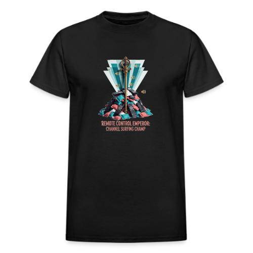 Remote Control Emperor T Shirt - Heavyweight Unisex T-Shirt by Gildan