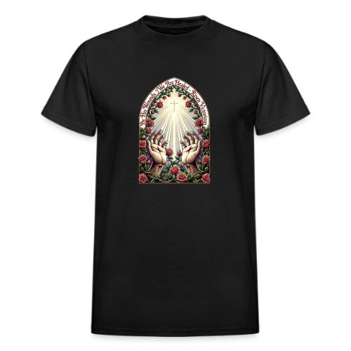 Easter By His Wounds Healed T Shirt, Renewal Gift - Heavyweight Unisex T-Shirt by Gildan
