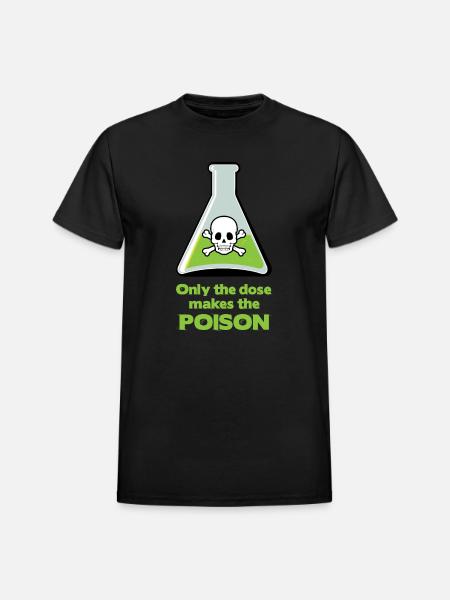Poison - Heavyweight Unisex T-Shirt by Gildan - black