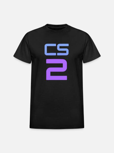 CS 2 - Heavyweight Unisex T-Shirt by Gildan - black