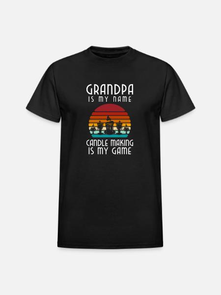 Candle Deco Passion - Heavyweight Unisex T-Shirt by Gildan - black