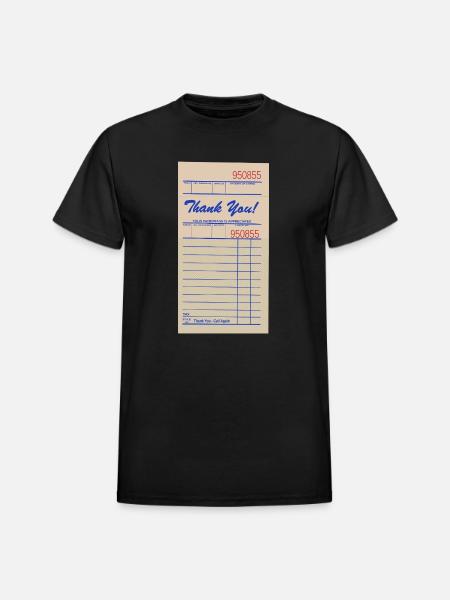 Paper Bill - Heavyweight Unisex T-Shirt by Gildan - black