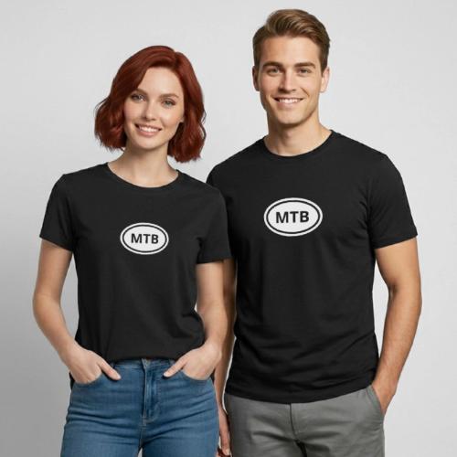 MTB Oval Logo - Heavyweight Unisex T-Shirt by Gildan