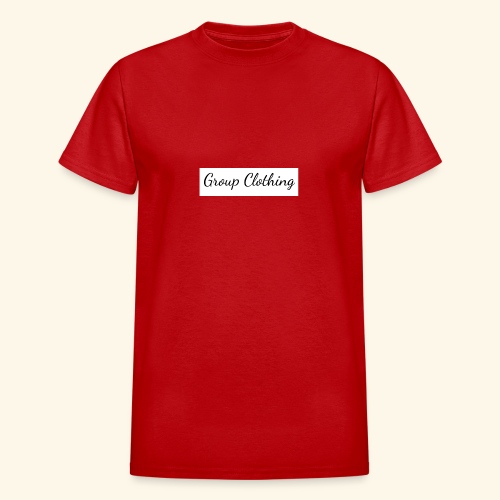 Cursive Black and White Hoodie - Gildan Ultra Cotton Adult T-Shirt
