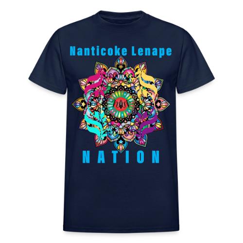Indigenous Flower Power - Heavyweight Unisex T-Shirt by Gildan