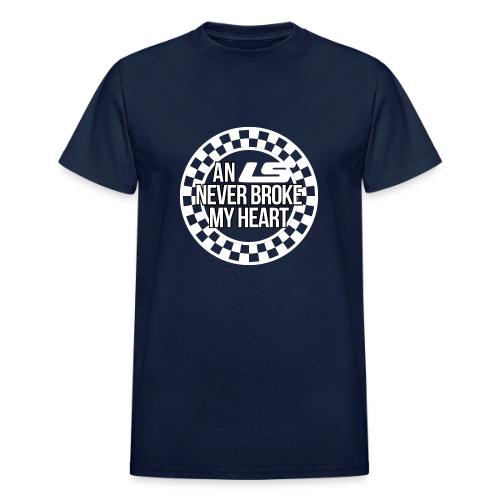 An LS Never Broke My Heart - Heavyweight Unisex T-Shirt by Gildan