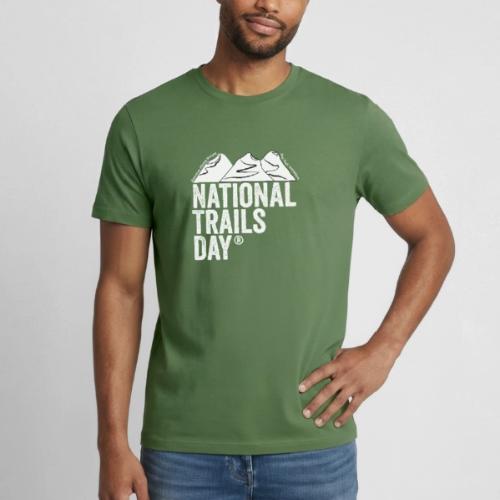 National Trails Day - Heavyweight Unisex T-Shirt by Gildan
