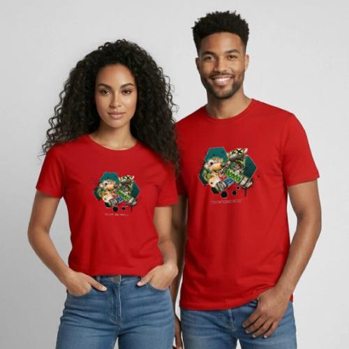 rats in love - Heavyweight Unisex T-Shirt by Gildan