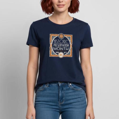 Historic Preservation Month- Dark - Heavyweight Unisex T-Shirt by Gildan