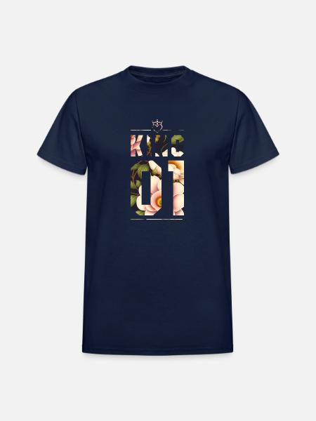 KING AND QUEEN - Heavyweight Unisex T-Shirt by Gildan - navy