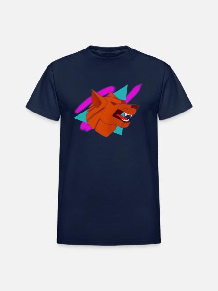 80s Clan - Heavyweight Unisex T-Shirt by Gildan - navy