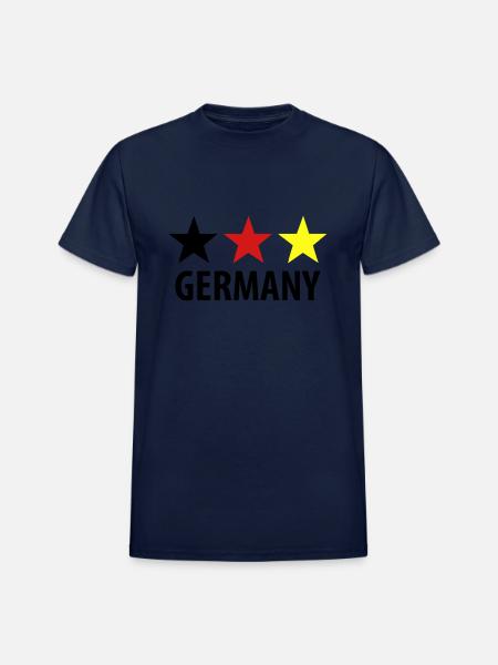 germany - Heavyweight Unisex T-Shirt by Gildan - navy