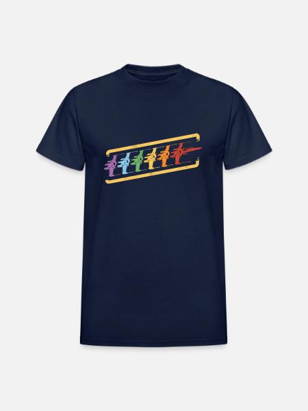 Minimal X - Heavyweight Unisex T-Shirt by Gildan - navy