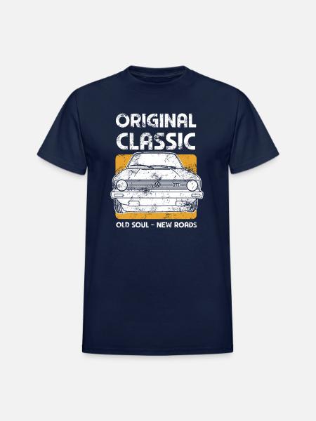 Volkswagen VW GTI Original Classic - Heavyweight Unisex T-Shirt by Gildan - navy