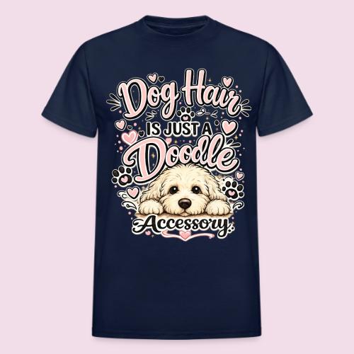 Dog Hair Is Just a Doodle Accessory - Heavyweight Unisex T-Shirt by Gildan