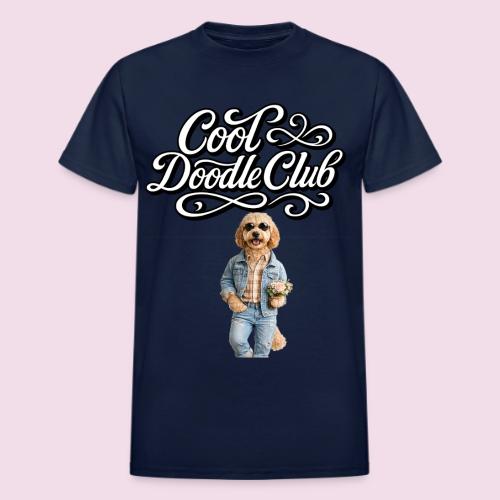 Cool Doodle Club | Goldendoodle Lover Design - Heavyweight Unisex T-Shirt by Gildan