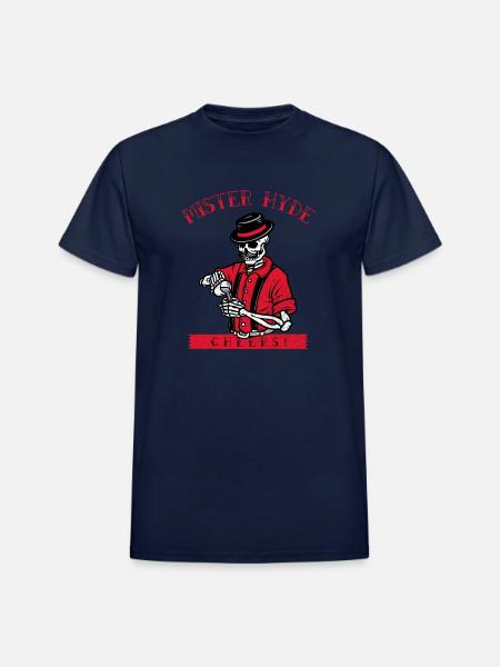 Mister Hyde - Heavyweight Unisex T-Shirt by Gildan - navy