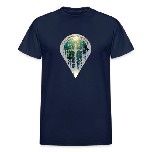 Easter Grace Cascades Vine T Shirt, Renewal Gift - Heavyweight Unisex T-Shirt by Gildan