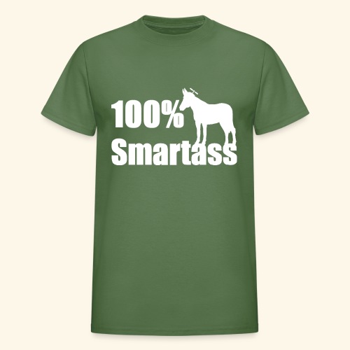 100 percent smartass - Gildan Ultra Cotton Adult T-Shirt