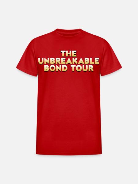 The Unbreakable Bond Tour - Heavyweight Unisex T-Shirt by Gildan - red