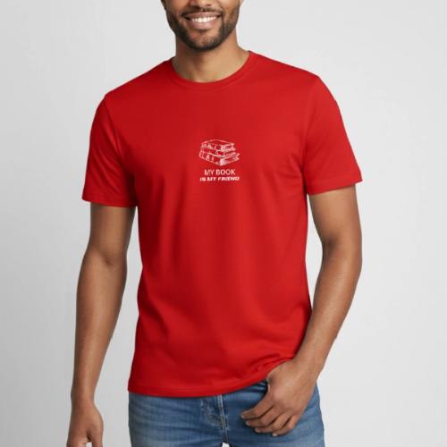 book lover t-shirt, book day shirt, my book is my - Heavyweight Unisex T-Shirt by Gildan