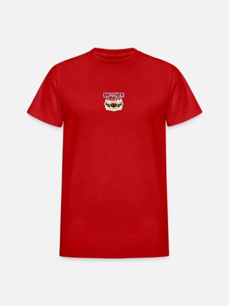 BROTHER NERVY | Tokyo Nights - Heavyweight Unisex T-Shirt by Gildan - red