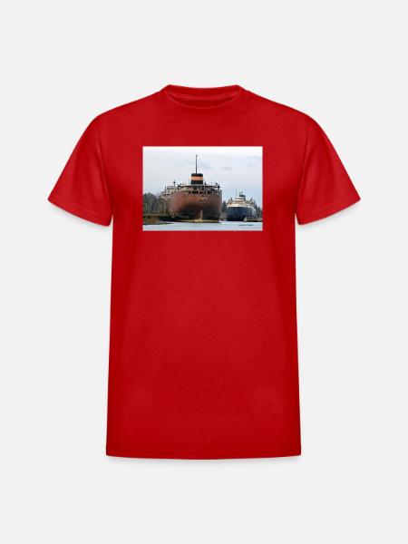 Sherwin and Arthur - Heavyweight Unisex T-Shirt by Gildan - red