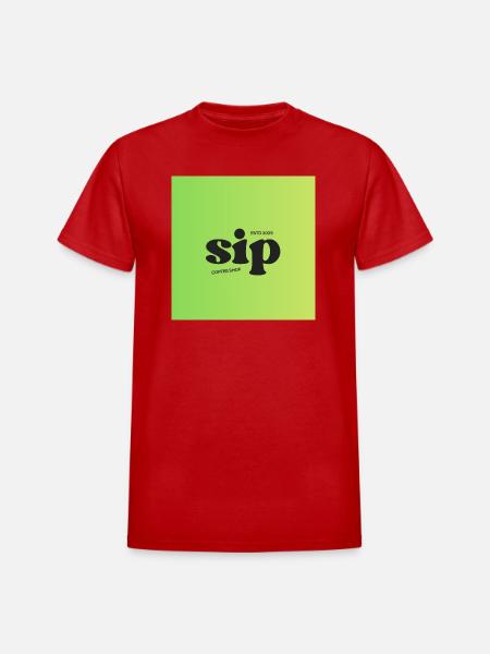 SIP - Heavyweight Unisex T-Shirt by Gildan - red