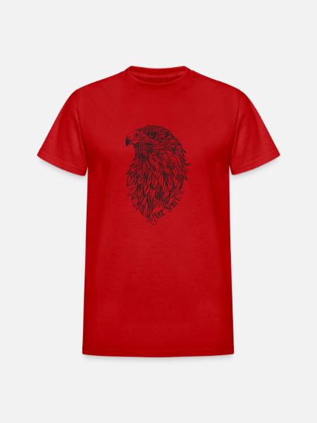 EAGLE Pure Spirit - Heavyweight Unisex T-Shirt by Gildan - red