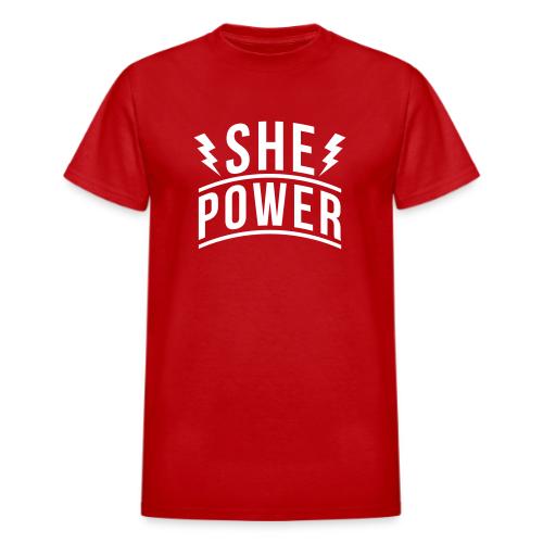 She Power - Heavyweight Unisex T-Shirt by Gildan