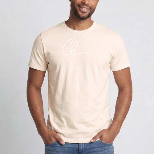 CL Signature (White) - Heavyweight Unisex T-Shirt by Gildan