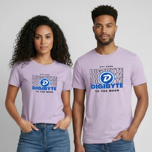 Digibyte. More secure, faster, forward thinking - Heavyweight Unisex T-Shirt by Gildan
