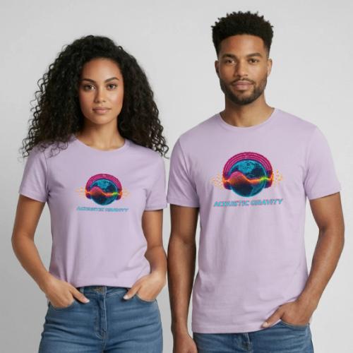 Earth's Headphones - Heavyweight Unisex T-Shirt by Gildan