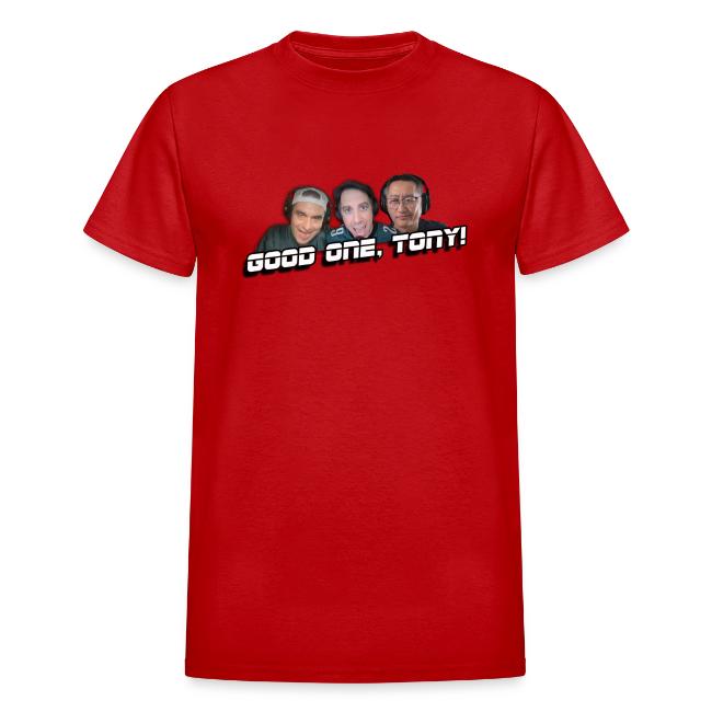 GOOD ONE, TONY! (with Fusco Show back)