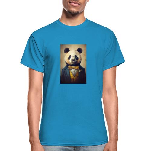 Mr Dapper Panda Bear - Gildan Ultra Cotton Adult T-Shirt