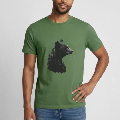 Forest Within the Bear - Heavyweight Unisex T-Shirt by Gildan