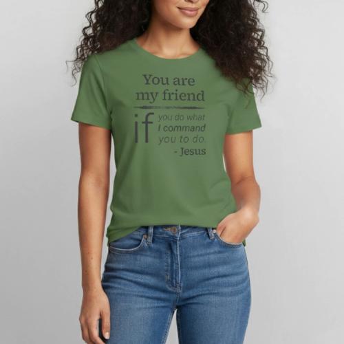 Friend Of Jesus - Heavyweight Unisex T-Shirt by Gildan