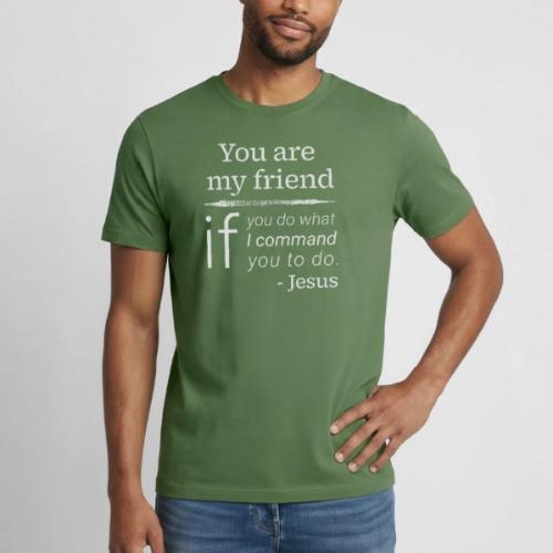Friend Of Jesus - Heavyweight Unisex T-Shirt by Gildan