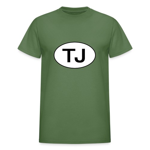 Jeep TJ Wrangler Oval - Gildan Ultra Cotton Adult T-Shirt
