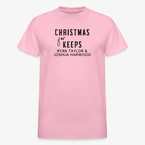 Christmas for Keeps Title Block - Black Font - Gildan Ultra Cotton Adult T-Shirt