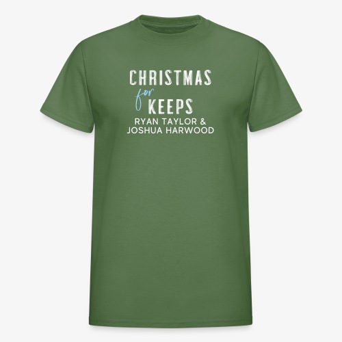 Christmas for Keeps - White Font - Gildan Ultra Cotton Adult T-Shirt